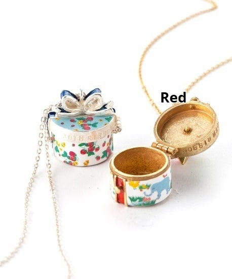 Retro Openable Gift Box Necklace