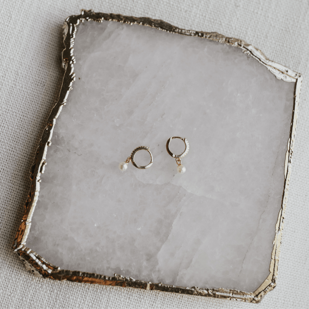 Tiffany Vermeil Earrings - ThisandThatShoppe