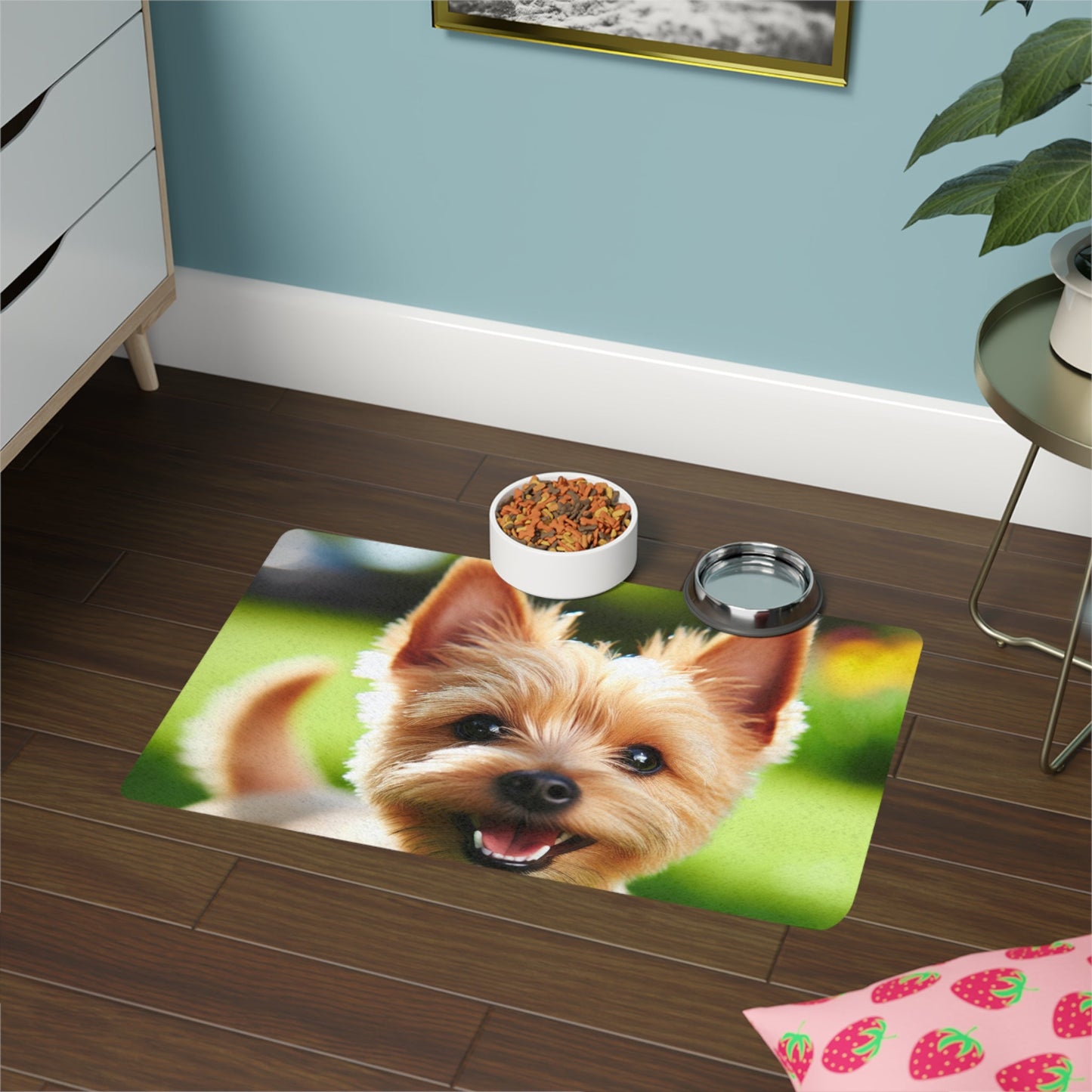 Tapis antidérapant pour animaux de compagnie – Tapis d'alimentation étanche pour chiens