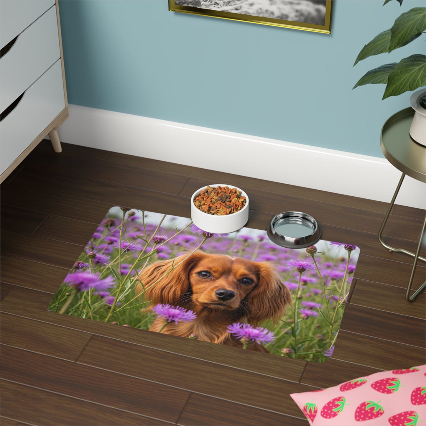 Non-Slip Pet Food Mat – Waterproof Feeding Mat for Dogs