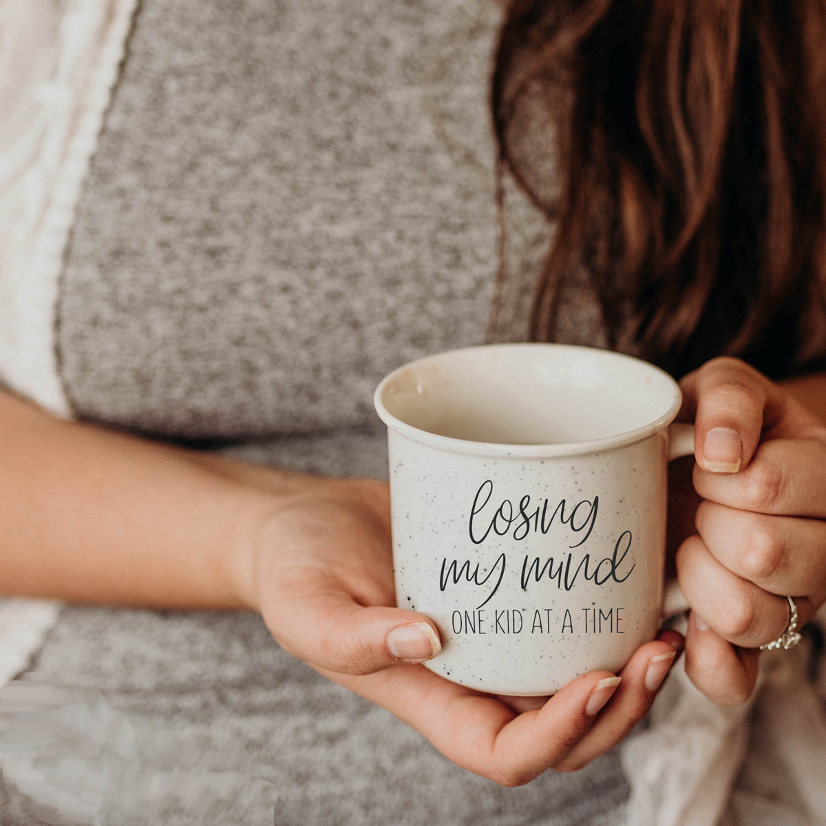 Lustige Eltern Tasse 430ml Ich Verliere Den Verstand, Ein Kind Nach Dem Anderen, Keramik