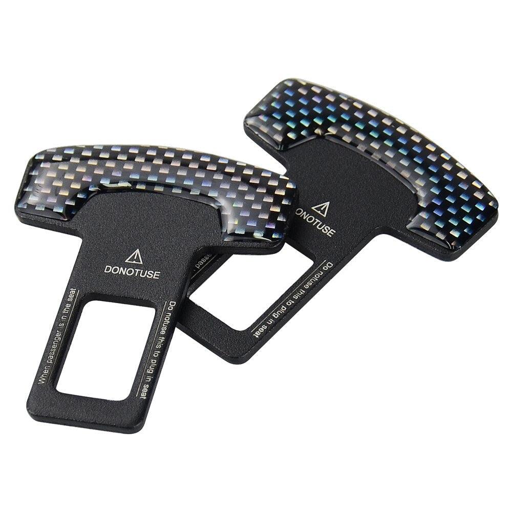 1pc\2pcs Car Safety Belt Buckle Clip Car Seat Belt Stopper Plug Vehicle Mount Bottle Opener Universal Interior Accessories Universal Seat Belt Buckle Auto Metal Seat Belts Clip Alarm Stoppers for Car Seats Belt Buckles, Auto Metal Belt Plugs Car Seat