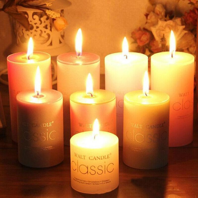 1pcs Scented Candles Craft Pure Soy Wax Wedding Column Wax Gifts Smokeless Fragrant Candle Holiday Candles Winter Scented Soy Candles Fall Candles Decor Aromatherapy Candles