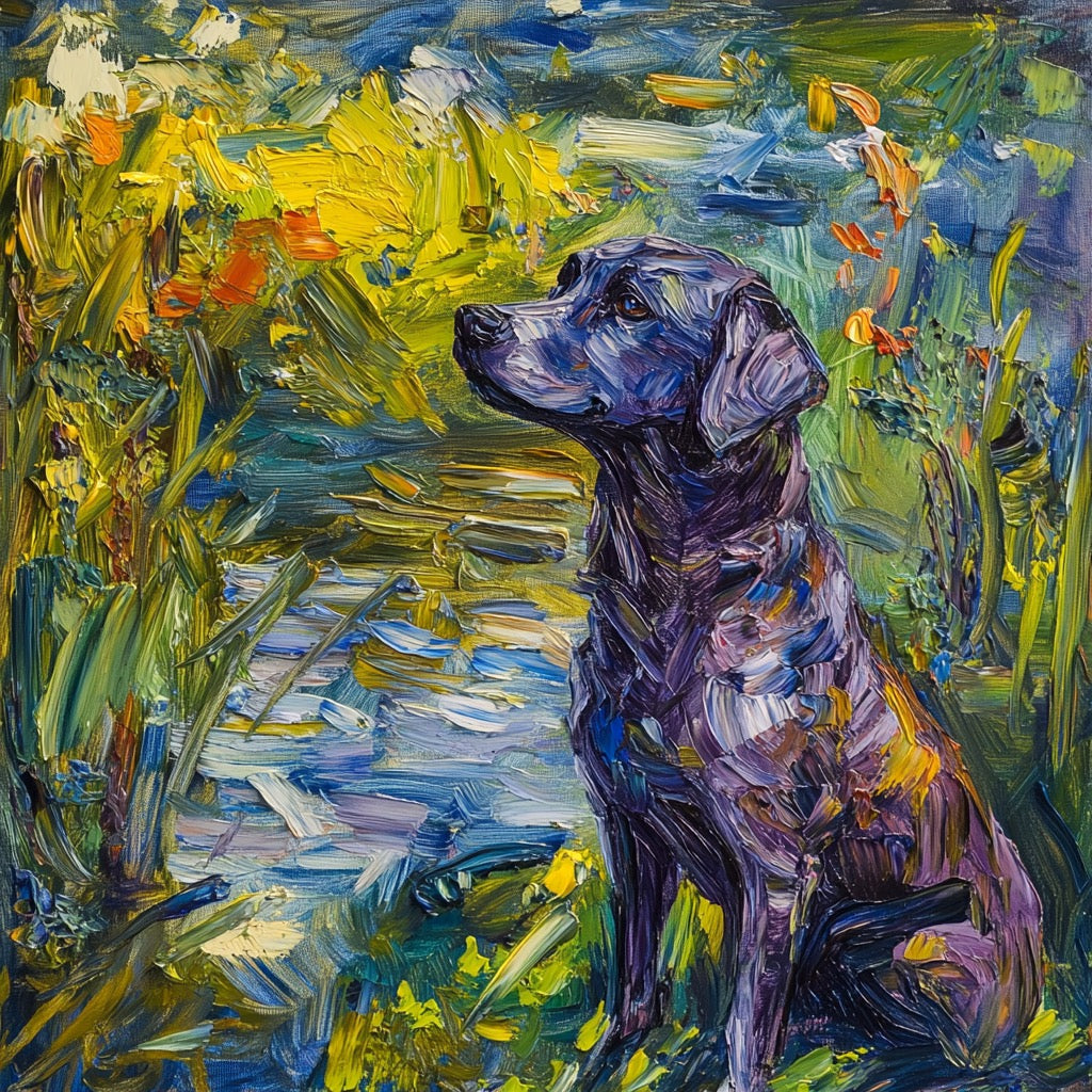 Portrait Texturé de Monet