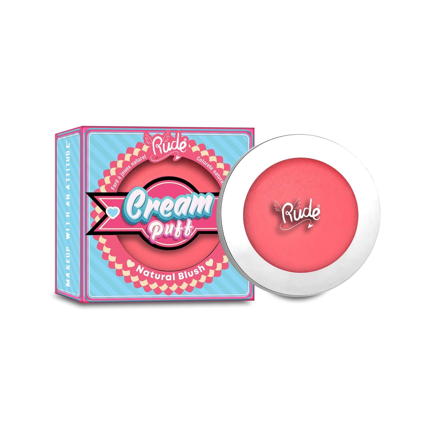 RUDE Cream Puff Natural Blush – Cake Pop