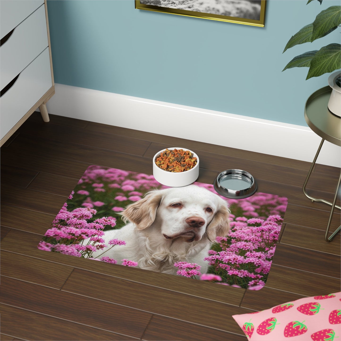 Non-Slip Pet Food Mat – Waterproof Feeding Mat for Dogs