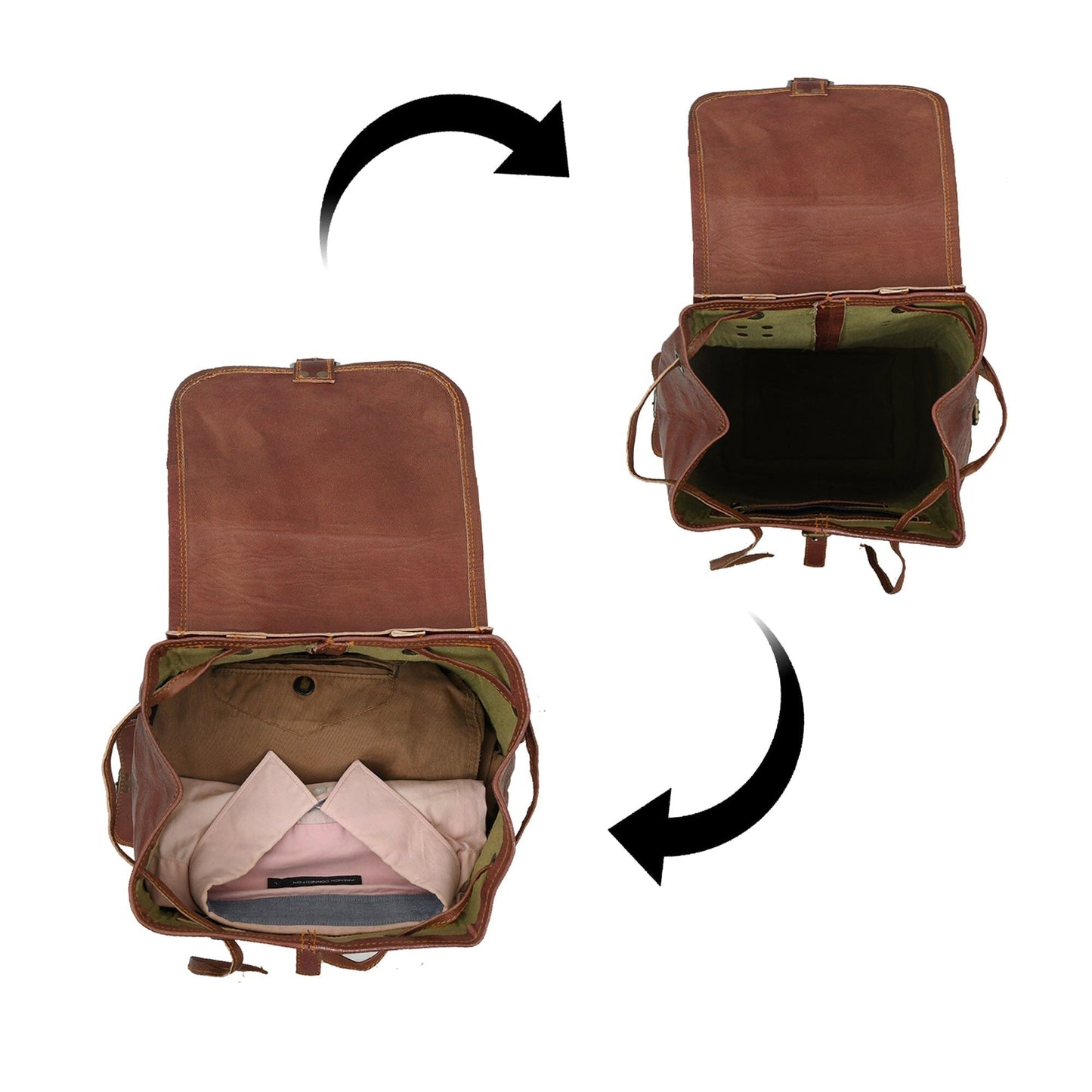 Sac à dos de randonnée Rictus - Brun Noyer