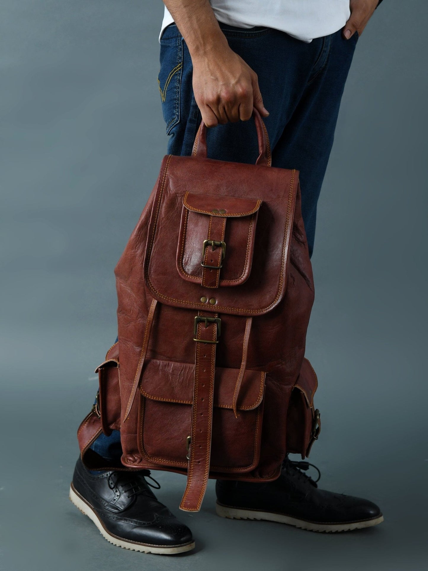 Rictus Hiking Backpack- Walnut Brown - ThisandThatShoppe