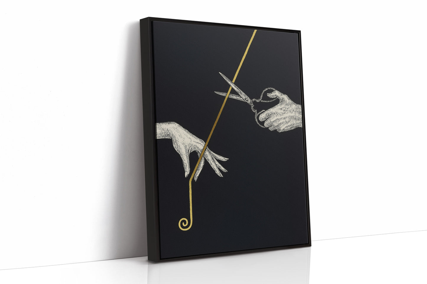 Severance Line in Gold and Ink