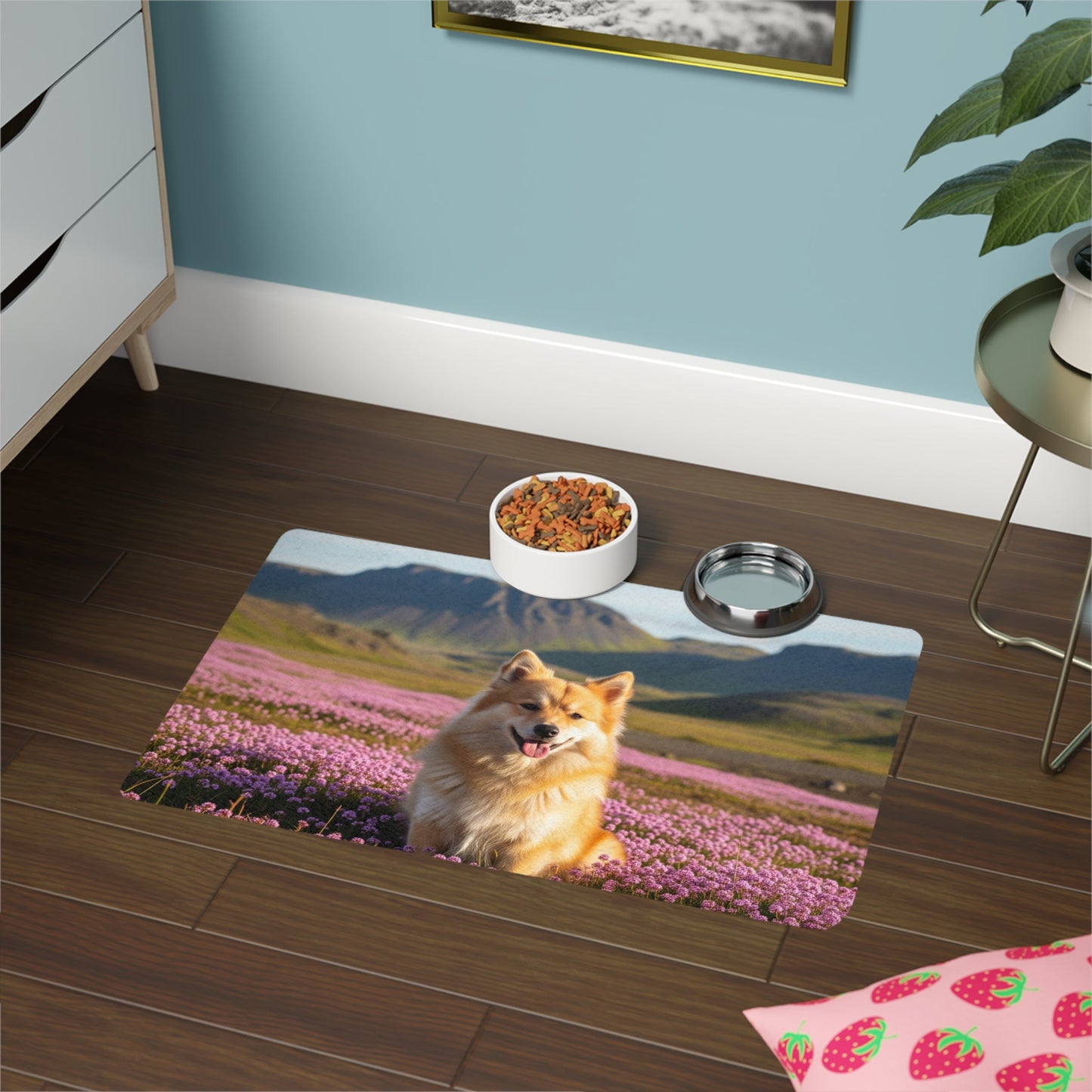 Tapis antidérapant pour animaux de compagnie – Tapis d'alimentation étanche pour chiens