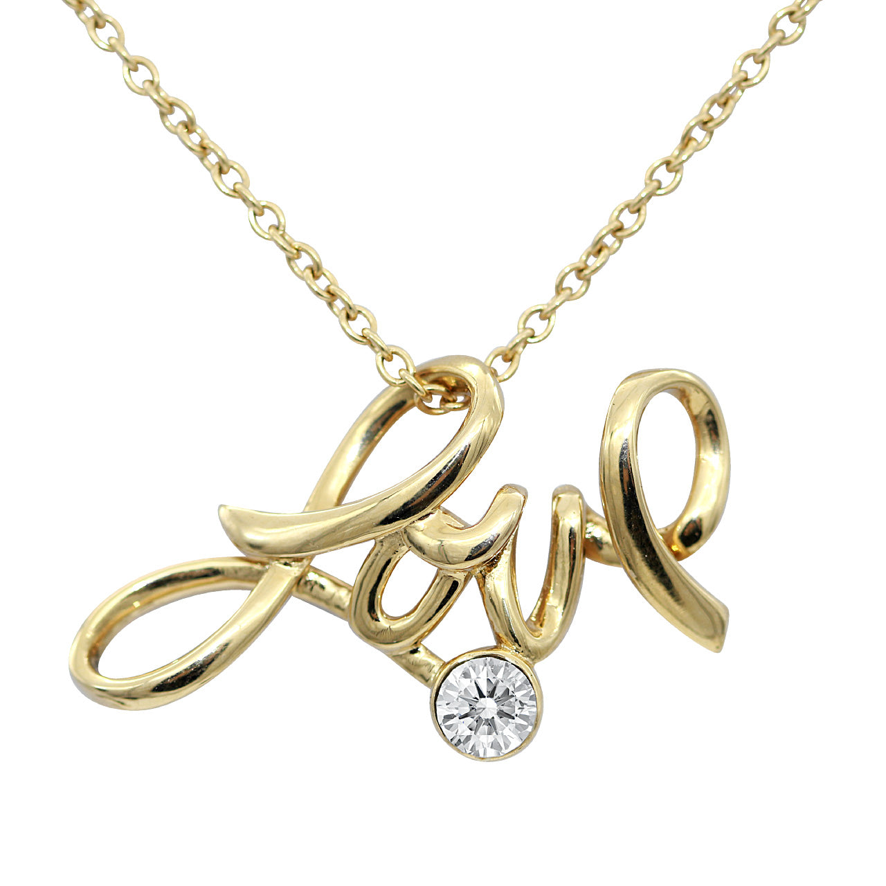 Collier Pendentif Cristal Plaqué Or 24K Cadeau Pour Elle