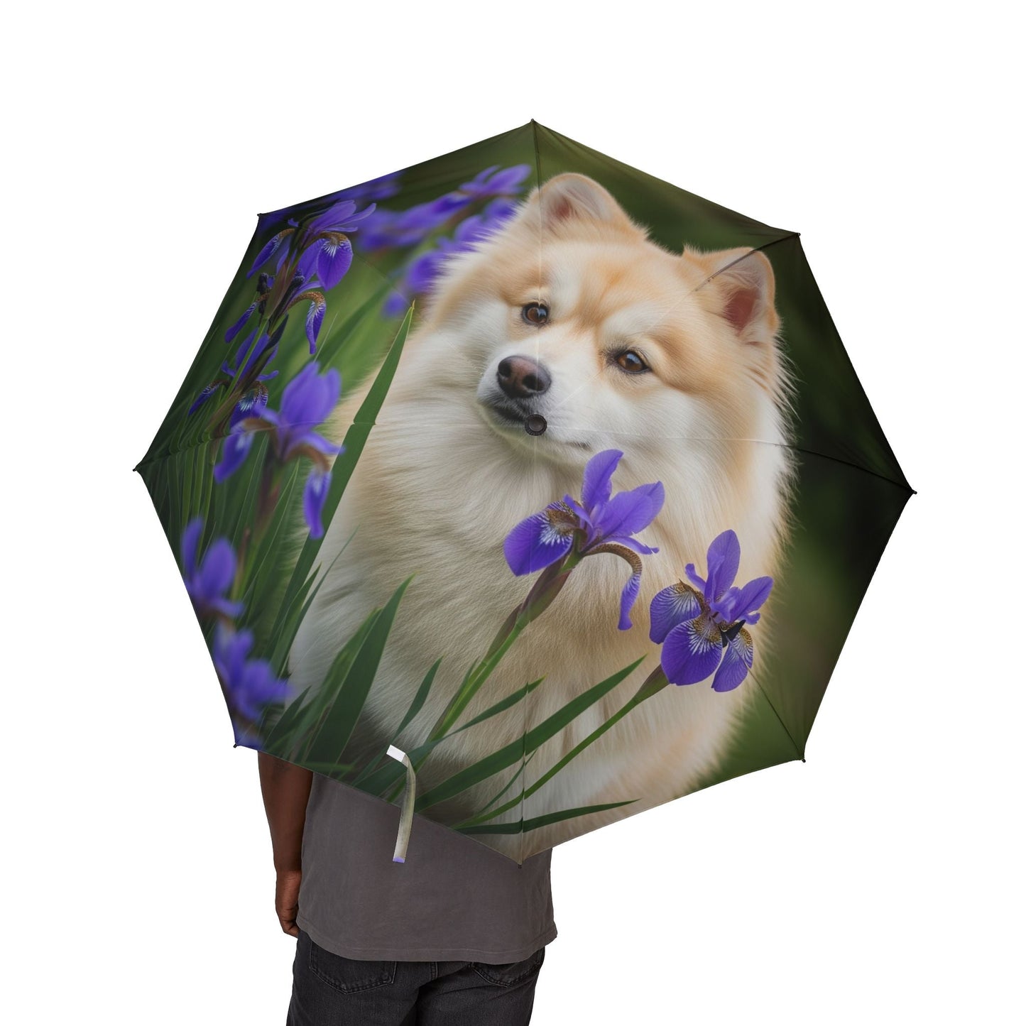 48" Semi-Automatic Umbrella – Windproof Large Travel Rain Umbrella
