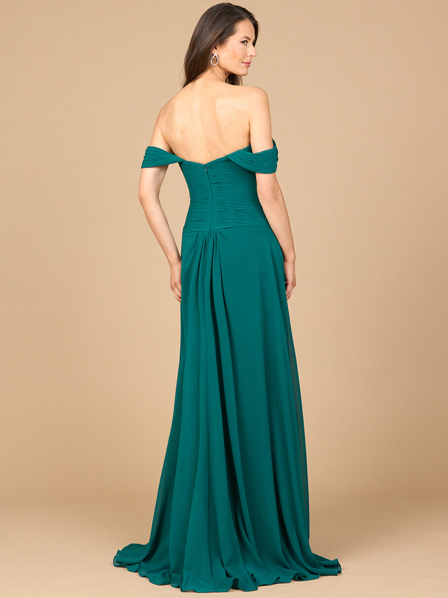 Carmen-Chiffonkleid