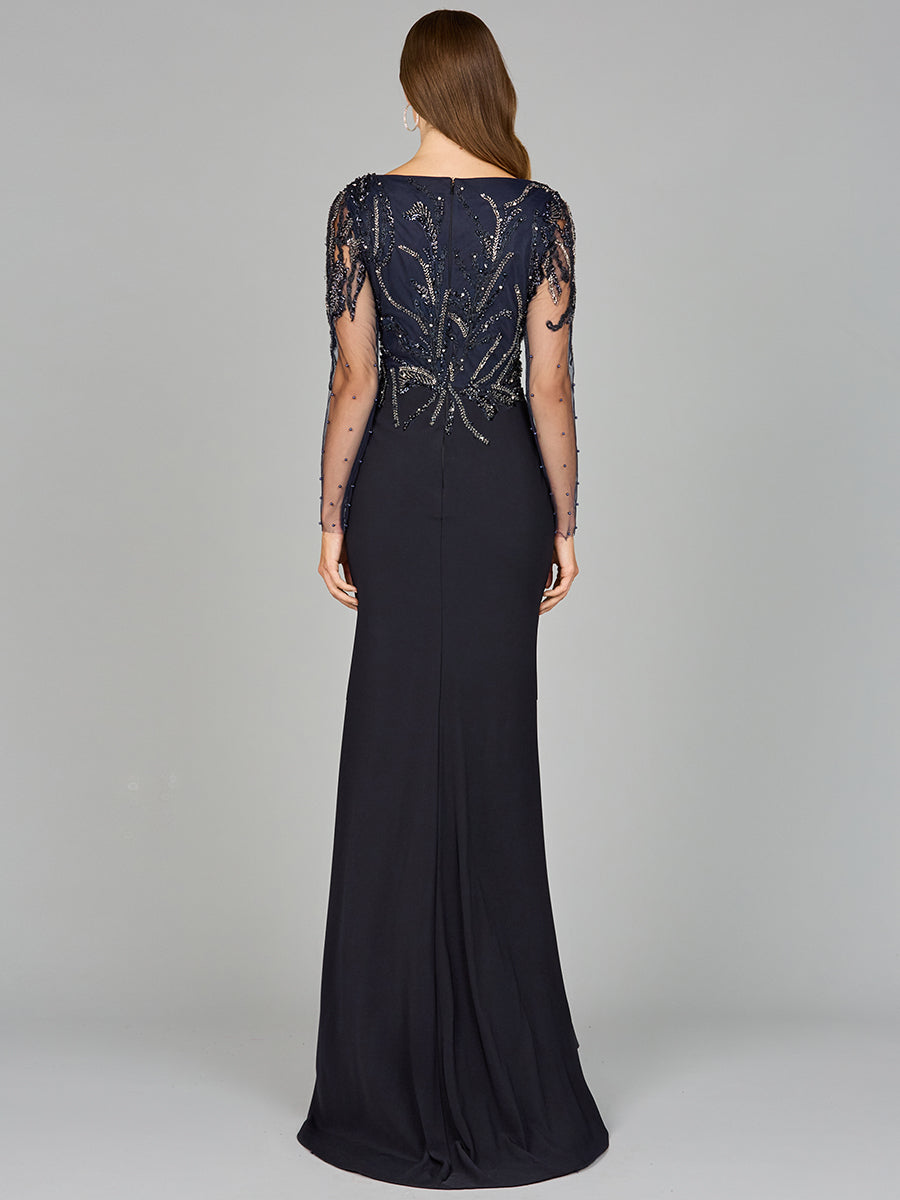 Langärmliges Strickkleid