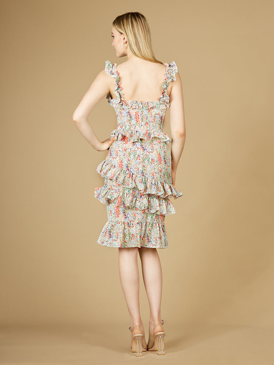 Bedrucktes Midikleid - OUTLET