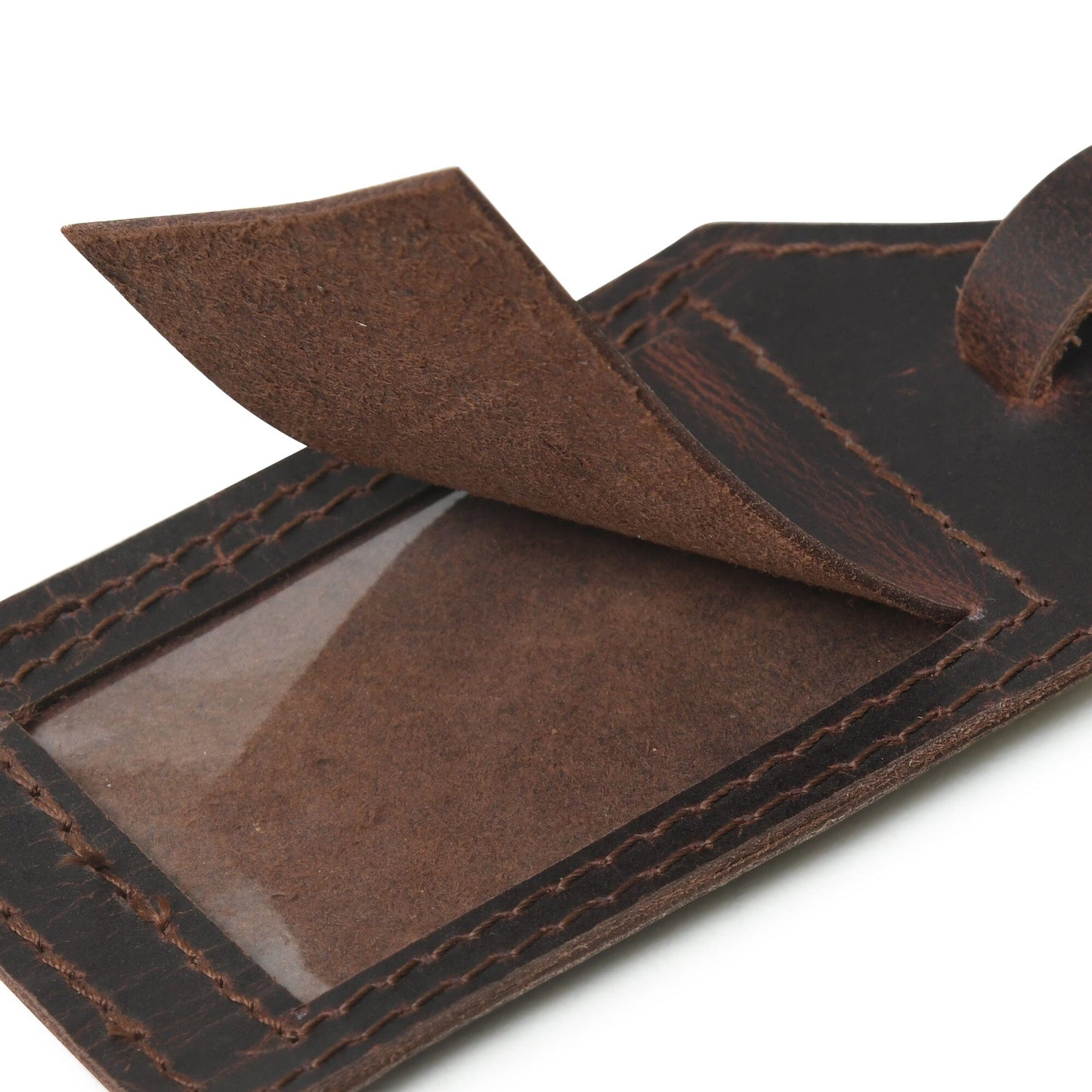 Leder-Gepäckanhänger-Set