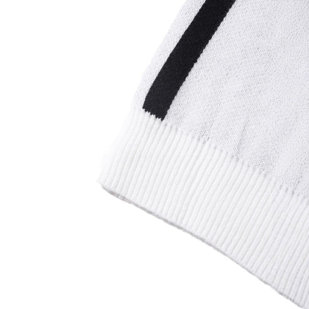 New Fallwinter Mens Pullover Color-block Knit Sweater