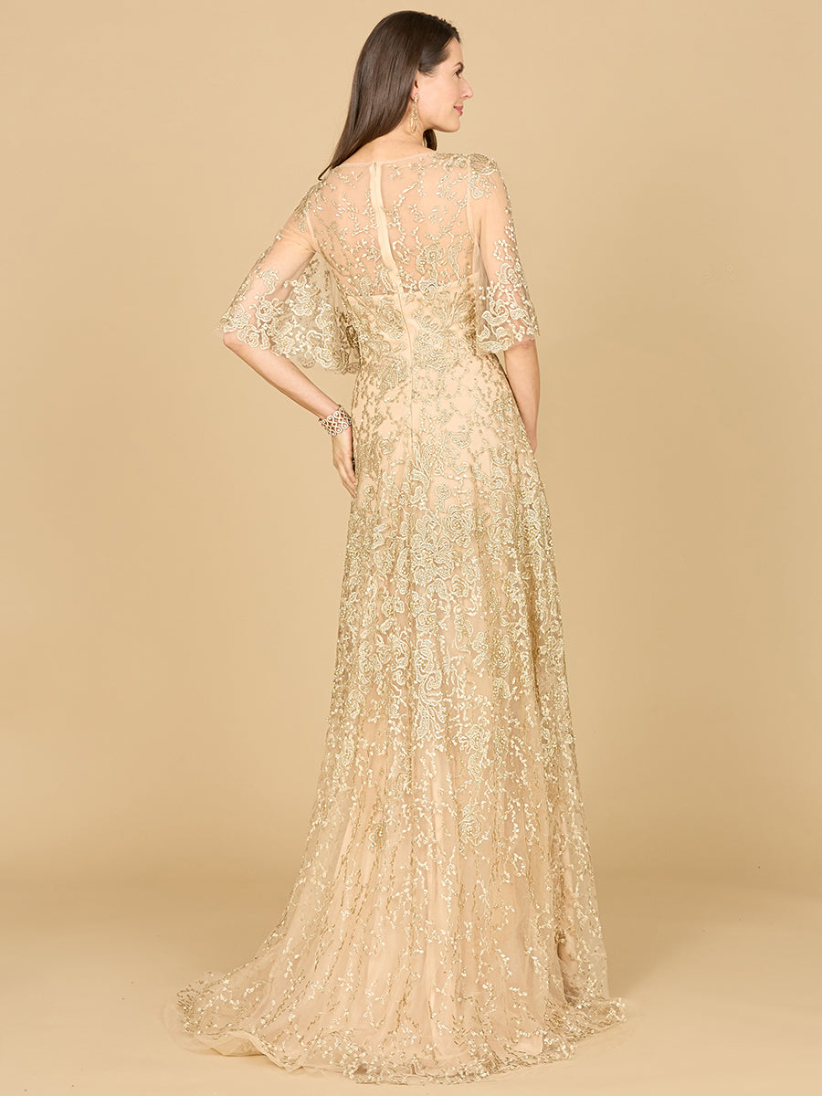 Lara 33277 - Robe Mère de la mariée à Manches Cape