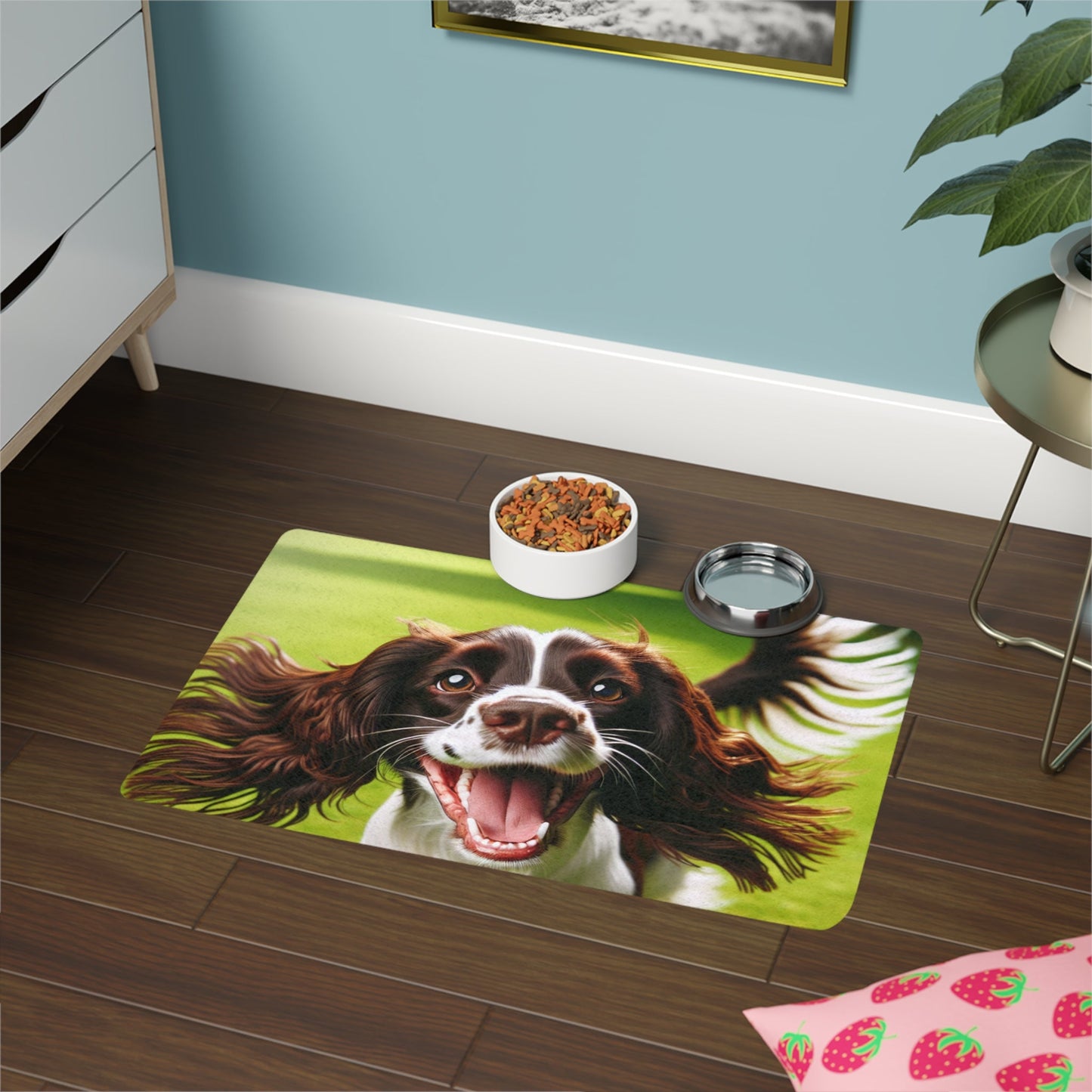 Tapis antidérapant pour animaux de compagnie – Tapis de repas imperméable pour chiens
