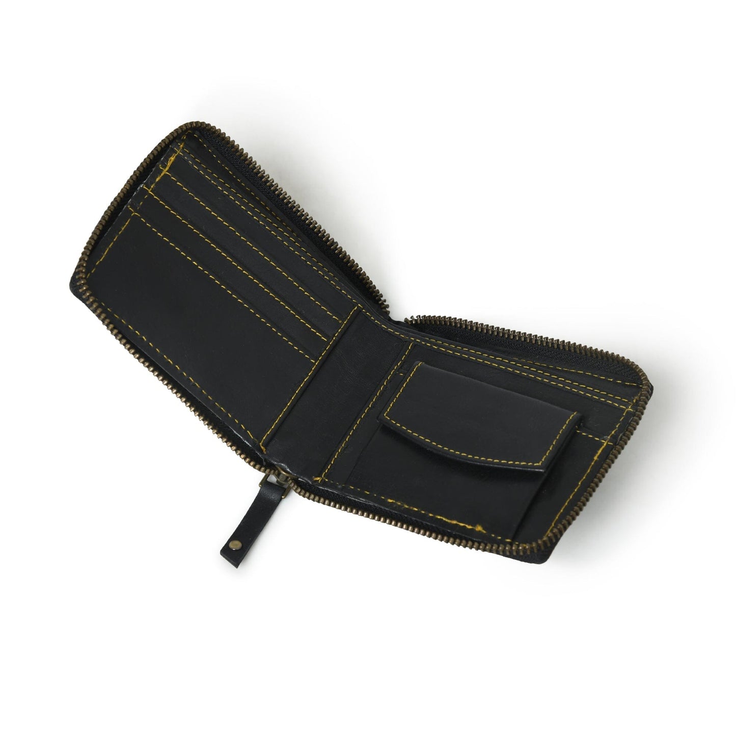 Adams Bi-Fold Wallet- Black - ThisandThatShoppe