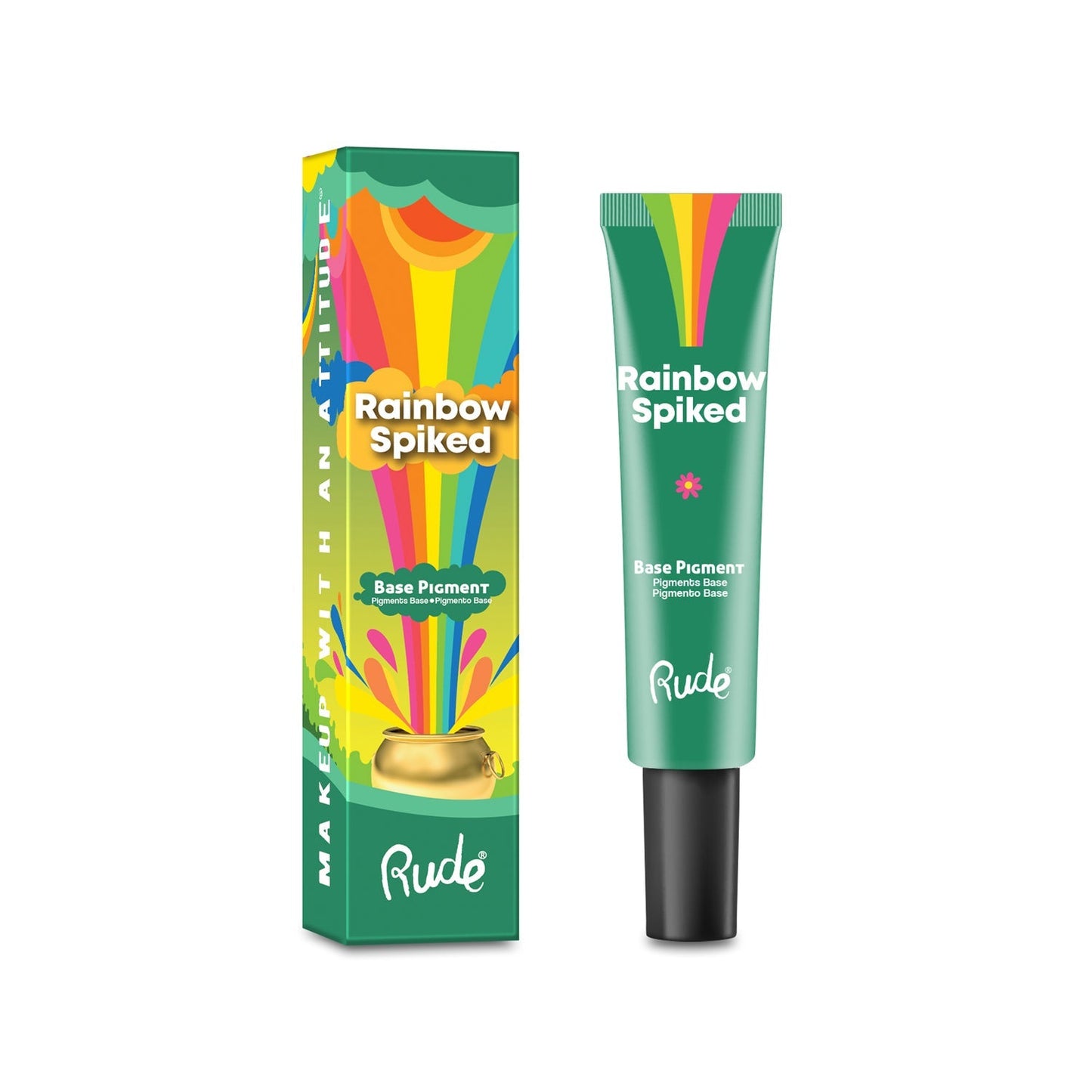 RUDE Rainbow Spiked Vibrant Colors Base Pigment - Grün