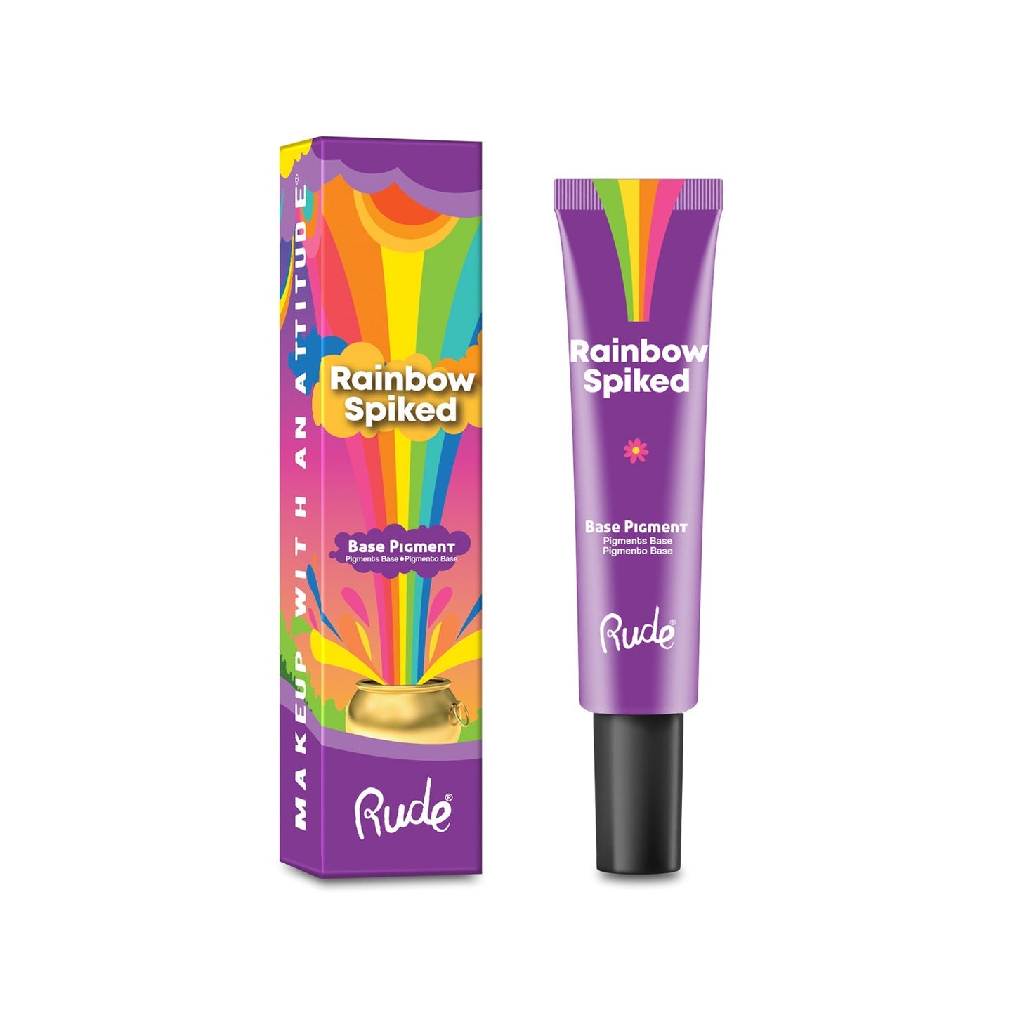 RUDE Rainbow Spiked Vibrant Colors Base Pigment – Violett