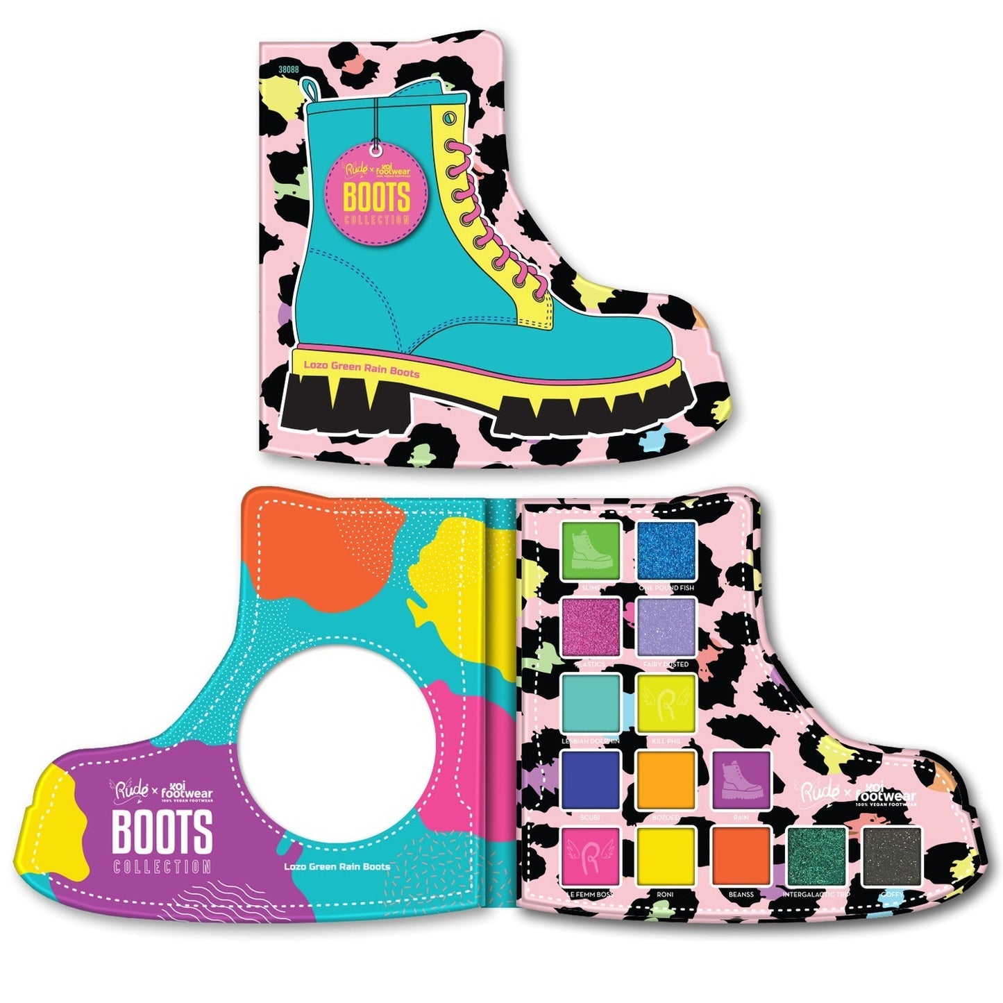 Collection de bottes RUDE X KOI FOOTWEAR - Bottes de pluie Lozo vertes - Bottes de pluie Lozo vertes