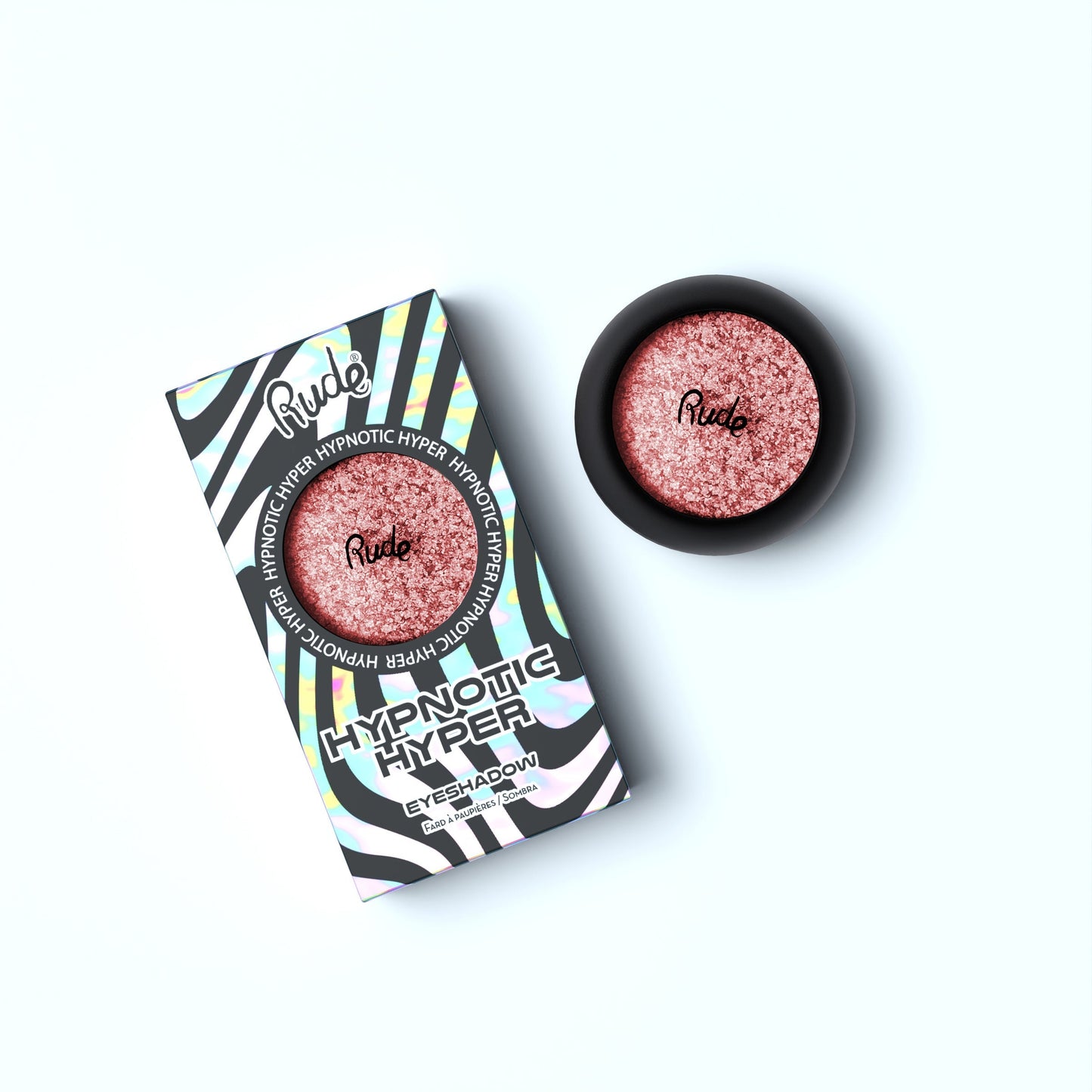 Fards à paupières Duo Chrome Hypnotic de RUDE - Surréalisme