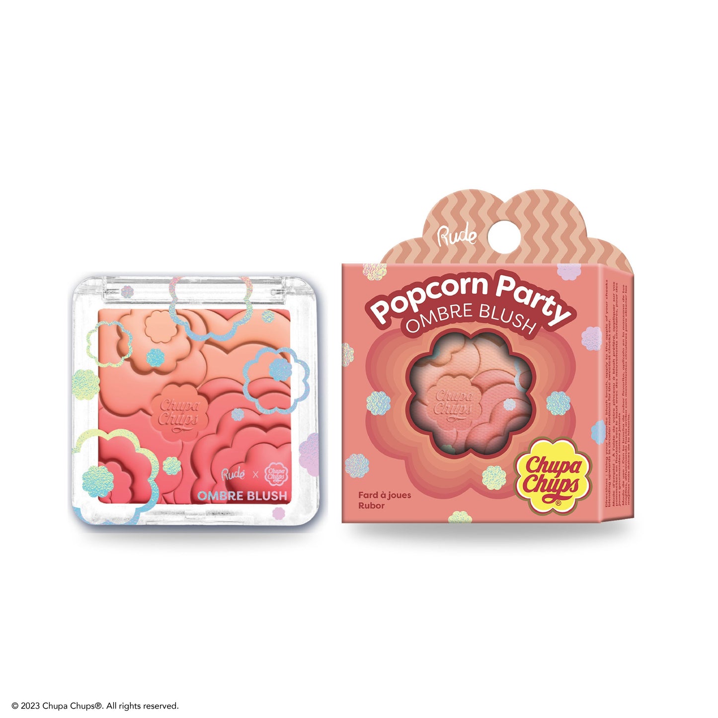 Blush Ombré RUDE Chupa Chups Popcorn Party - Tropical Punch