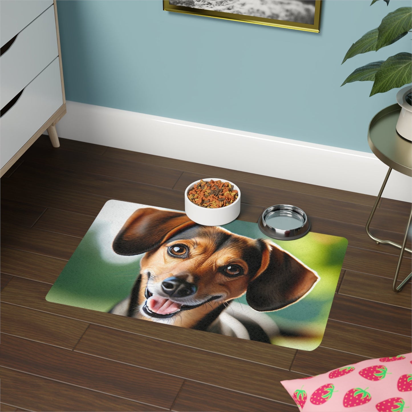Tapis antidérapant pour animaux de compagnie – Tapis d'alimentation étanche pour chiens