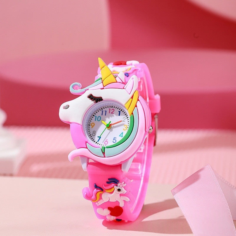 Cute And Fashionable Cartoon Silicone Kids Watch