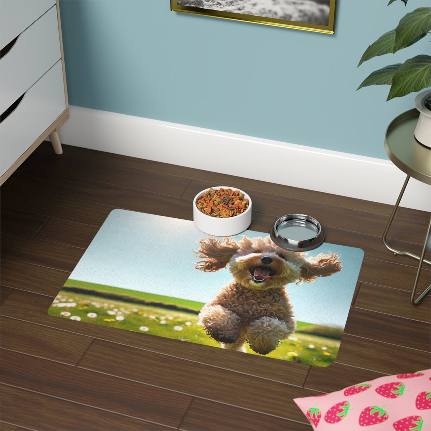 Non-Slip Pet Food Mat – Waterproof Feeding Mat for Dogs