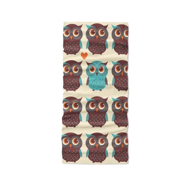 3D Printed Mini Pattern Headscarf Fashion Women Summer Neck Gaiter Cute Cartoon Animal Tubular Hijab Scarf Face Seamless Bandana Printed Oil Painting Art Neck Scarf Women Soft Face Bandana Sunflower Night Hijab Scarf Face Mask
