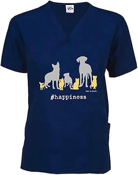 Haut de gommage : #Bonheur (Bleu marine)