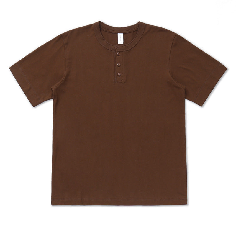Men's Mandarin-collar Long-sleeve Shirt