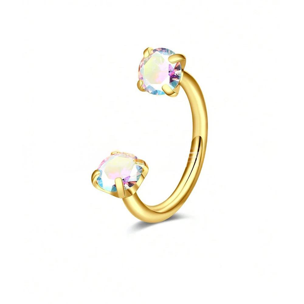 Minimalist U-shaped Nose Ring Jewelry Series