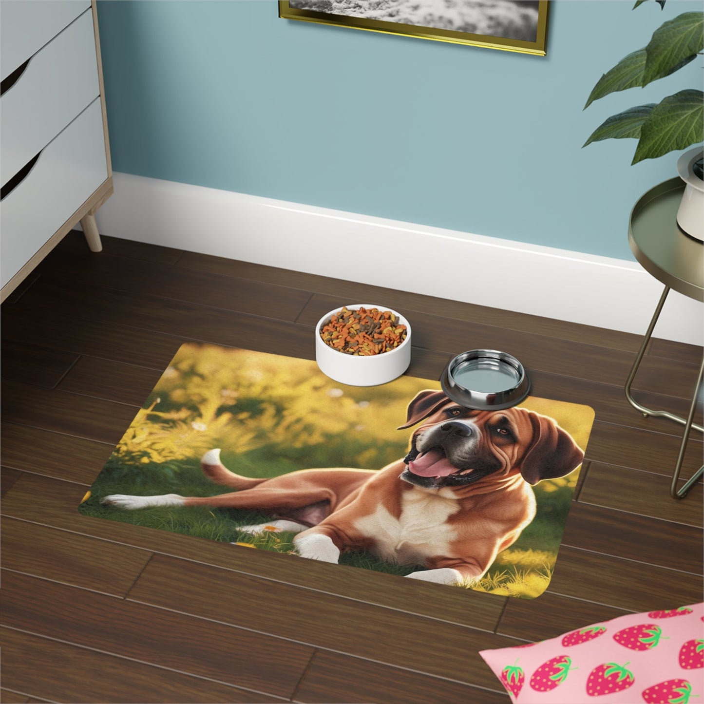 Non-Slip Pet Food Mat – Waterproof Feeding Mat for Dogs