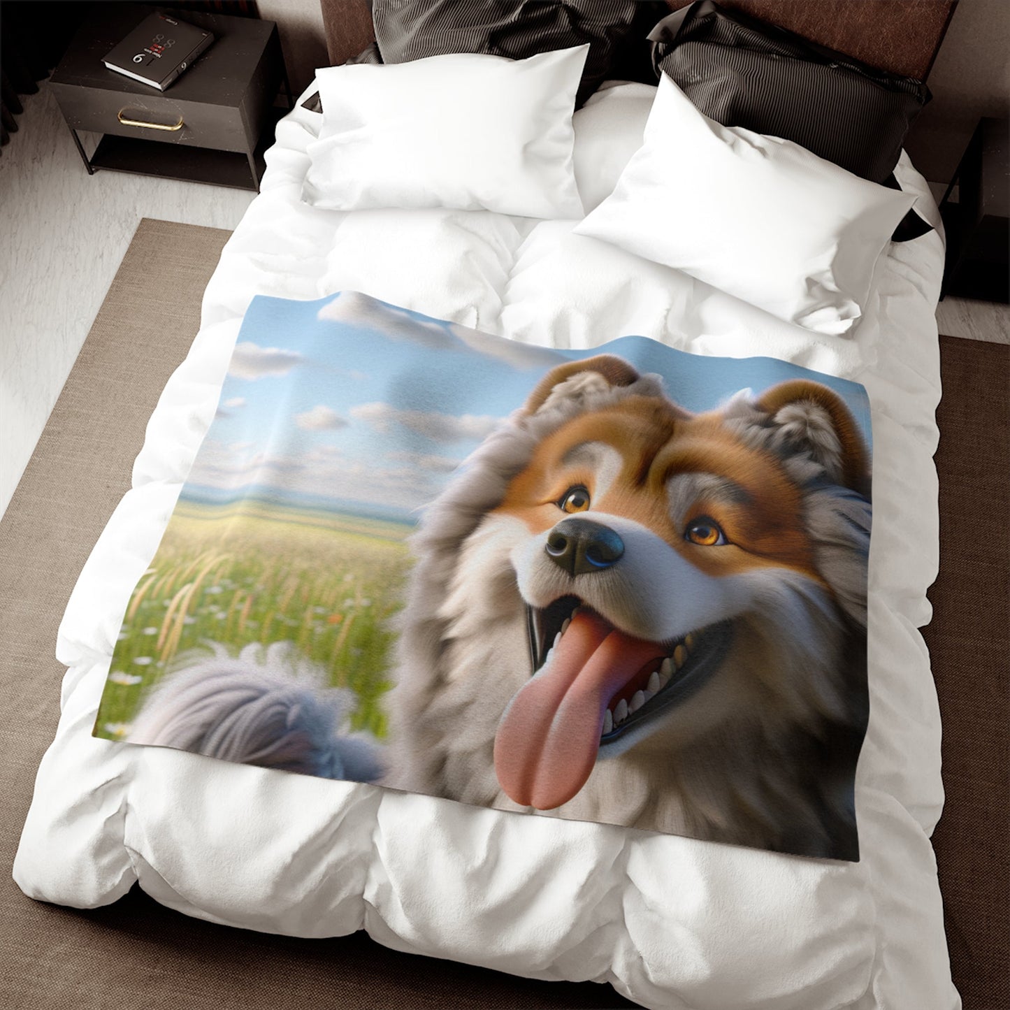 Sweatshirt Blanket – Plush Fleece Throw, 2 Size Options