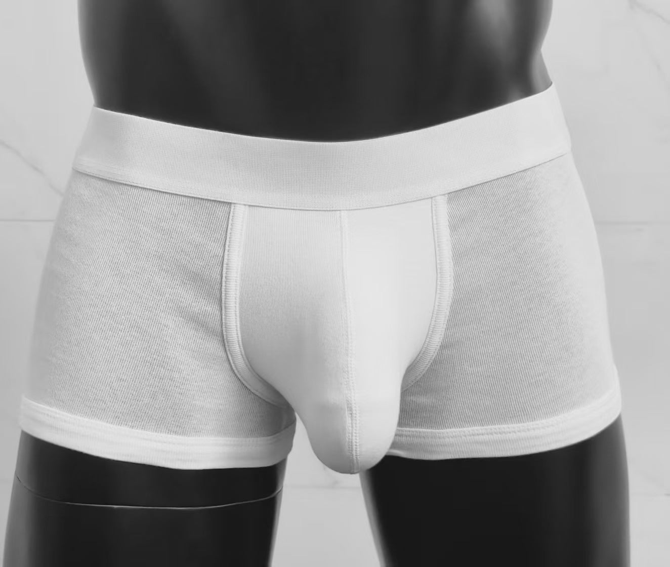Men's Underwear Combed Cotton U Convex Sports Flat Pants Simple
