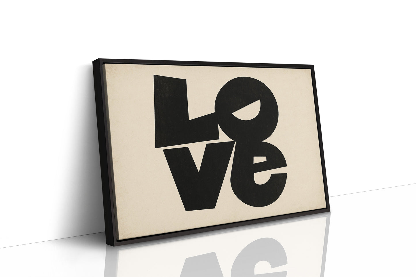 Impression typographique moderne LOVE