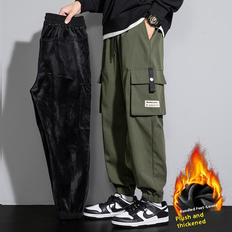 Plus Size Men's Loose Tapered Workwear Pants