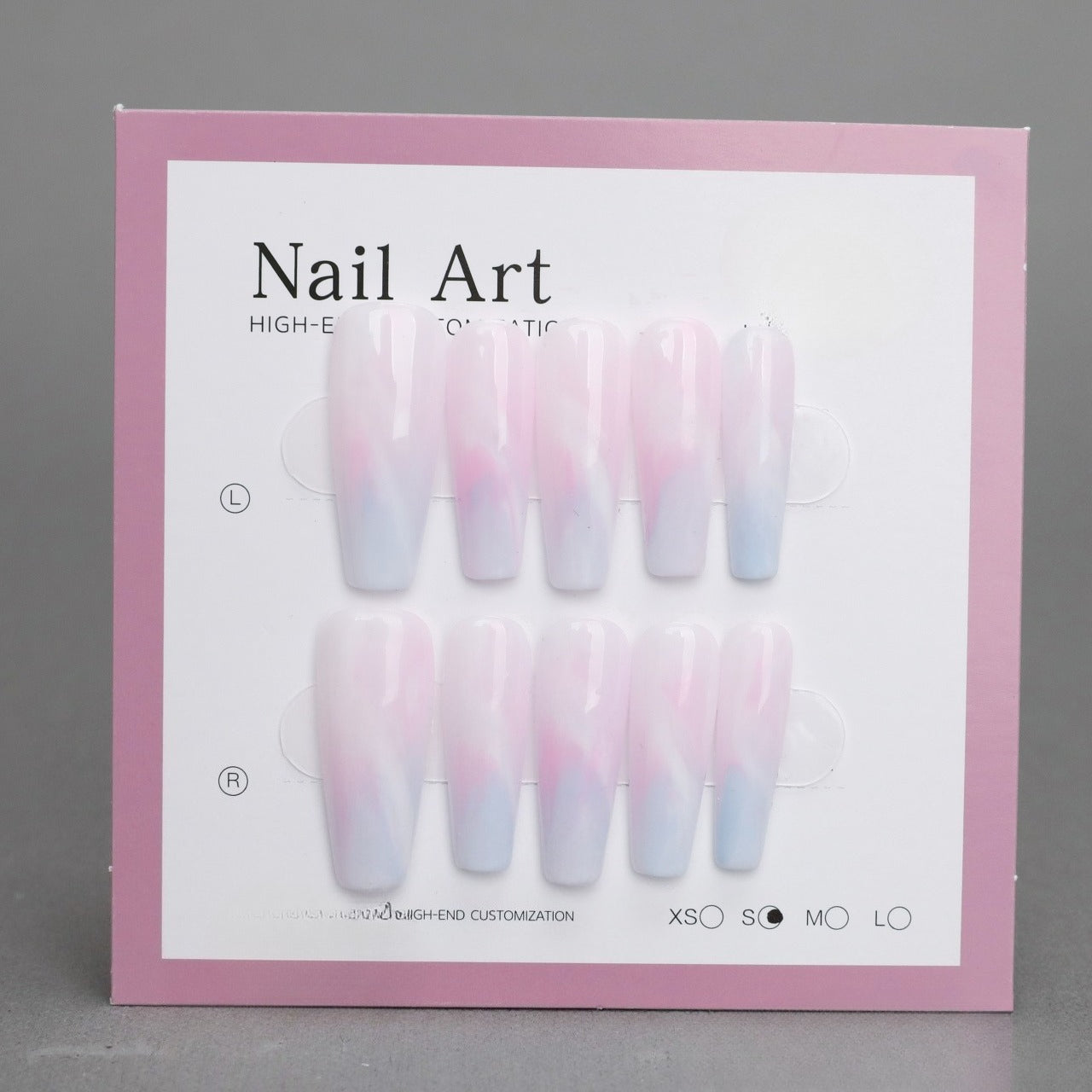 Minimalist White Coffin New Year's Nails