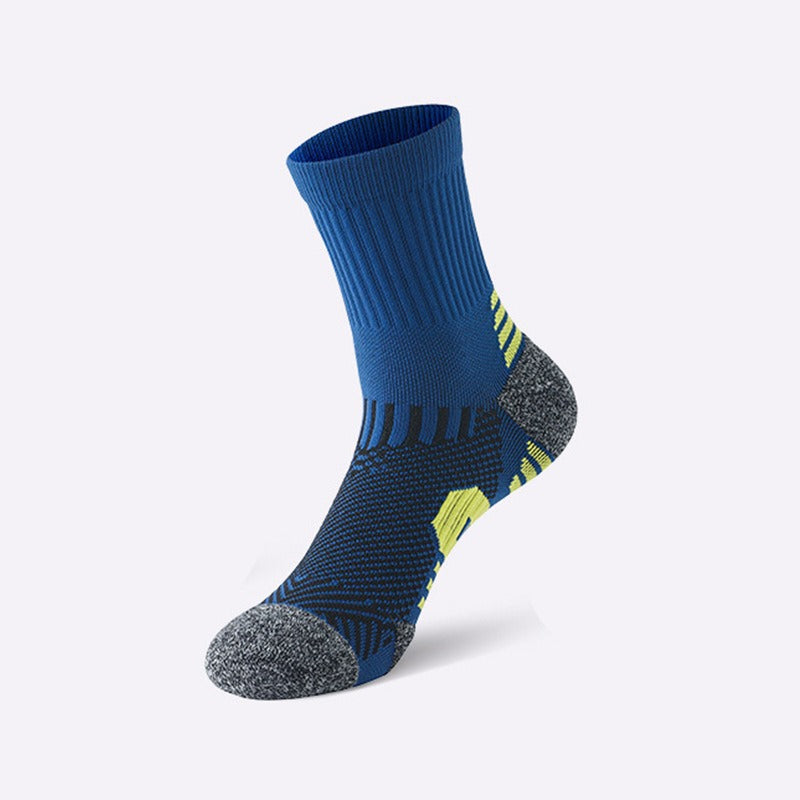 Men's Basketball Socks Mid-calf Length With A Terry-cloth Sole