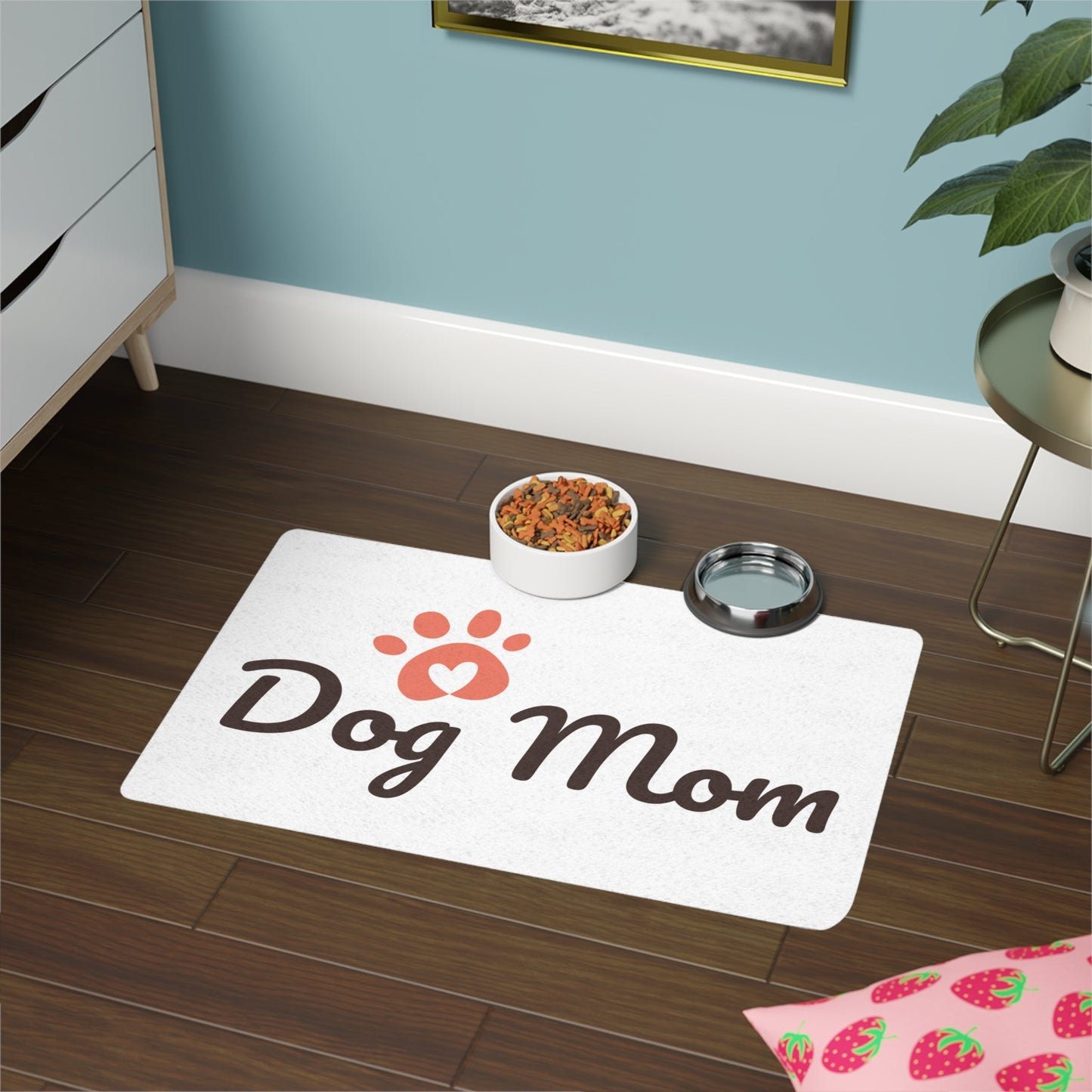 Tapis antidérapant pour animaux de compagnie – Tapis d'alimentation étanche pour chiens