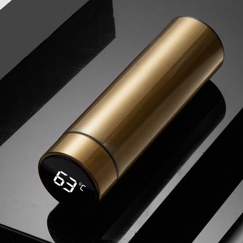 500ml Stainless Steel Intelligent Insulation Water Bottle Vacuum Bottle Insulation Touch Intelligent Temperature Display Intelligent Touch Display Temperature 304 Stainless Steel Thermos Water Bottle