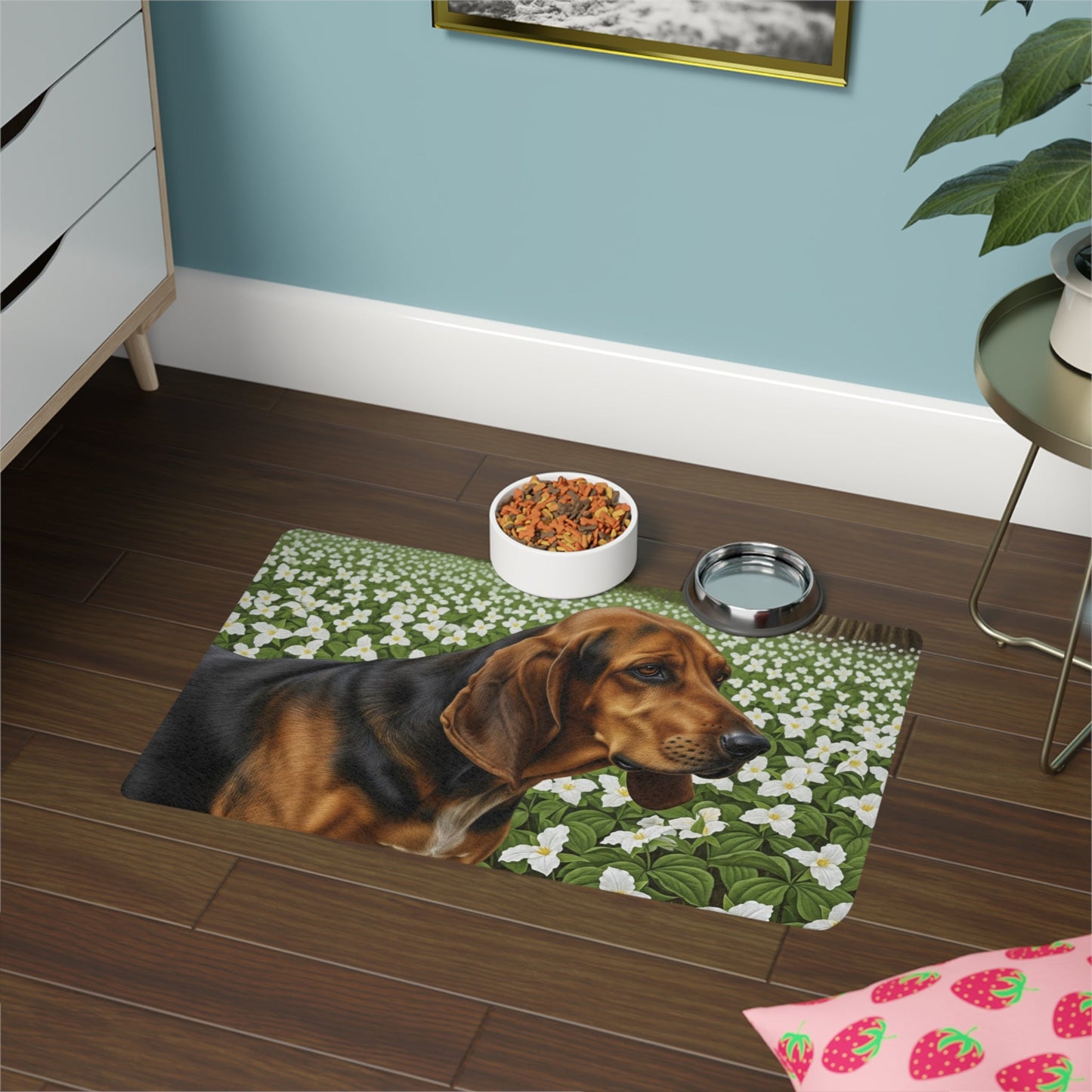 Tapis antidérapant pour animaux de compagnie – Tapis d'alimentation étanche pour chiens