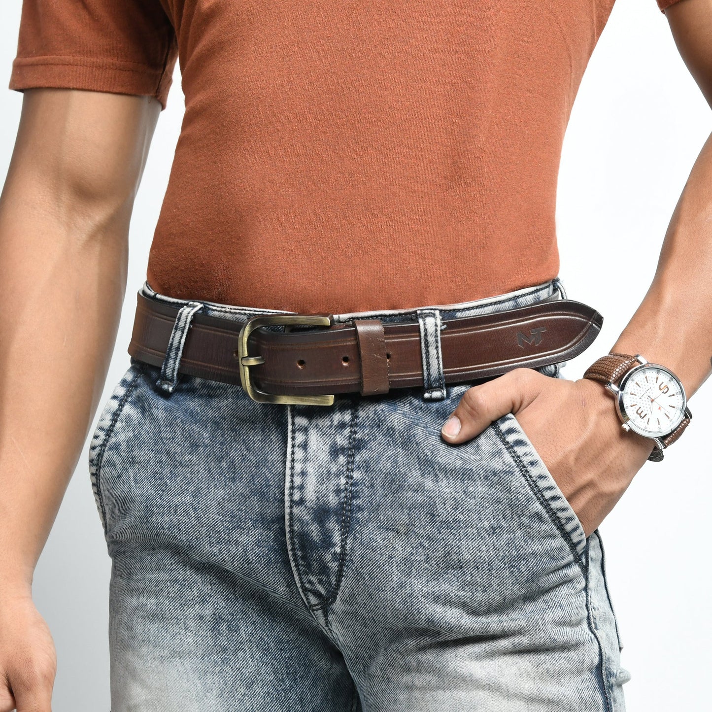Ranger-Ledergürtel für Herren