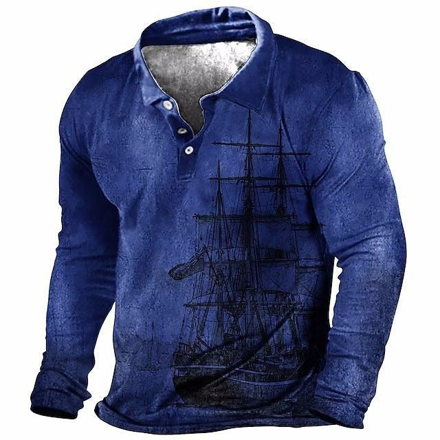 Mens Zip-up Sweatshirt With A Personalized Printed Long Sleeve