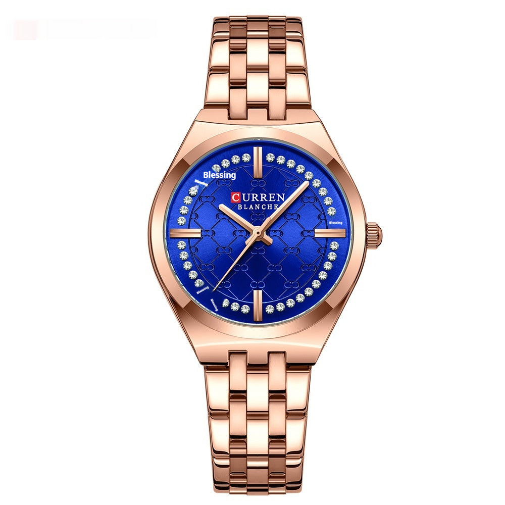 Women's Roman Numeral Quartz Wristwatch Waterproof