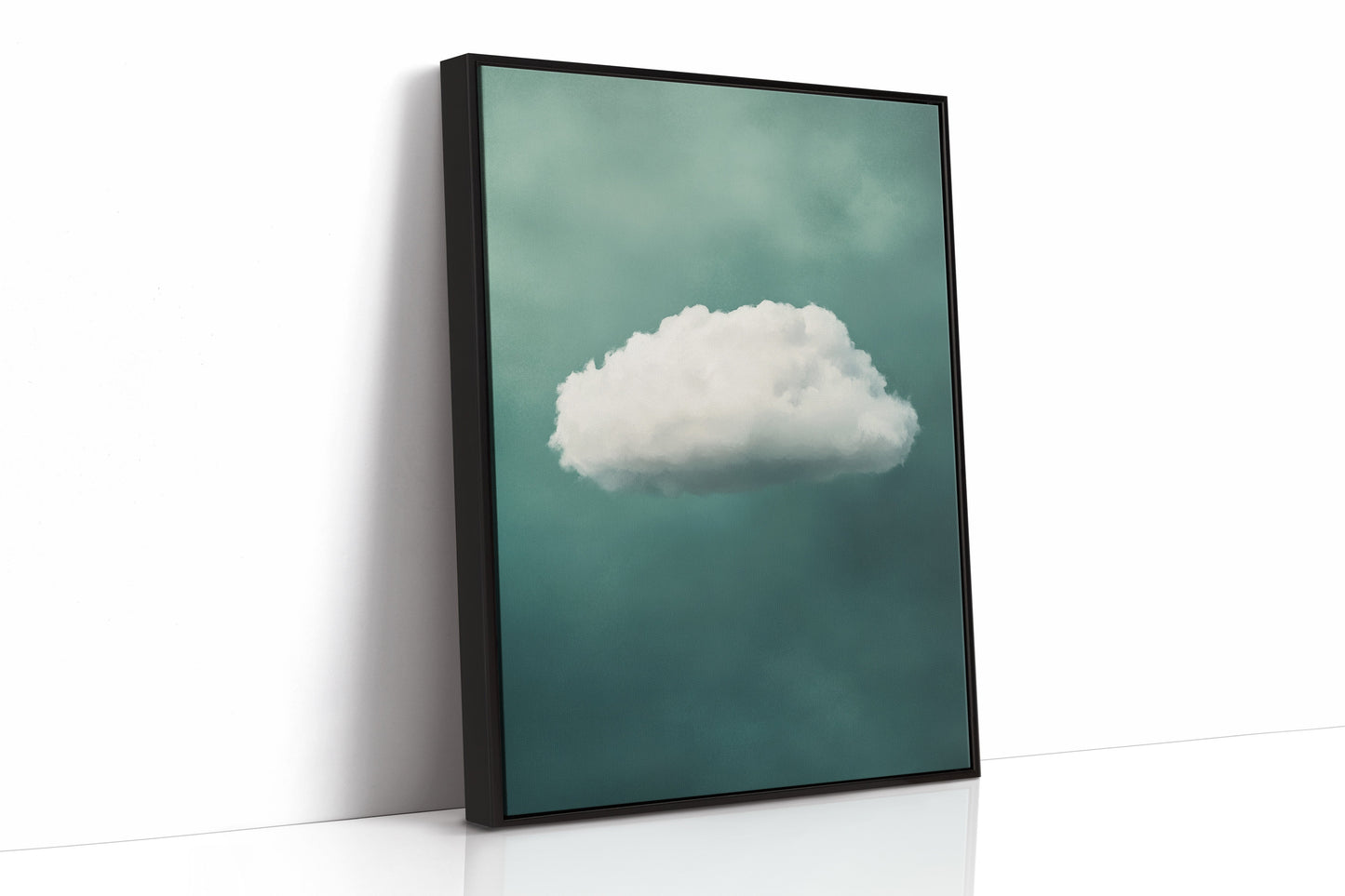 Nuage doux sur ciel écume de mer